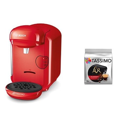 Cafetera Bosch Tassimo Vivy TAS1404 y pack de café, rebajado de 232,82 euros a sólo 62,81 euros y los gastos de envío gratis
