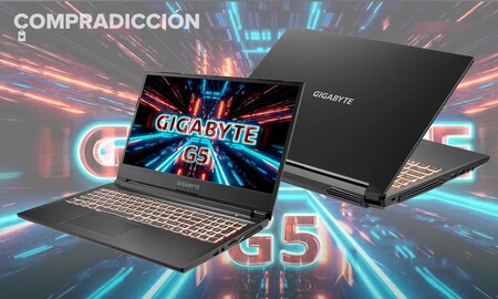 Este portátil gaming Gigabyte Aorus G5 lleva 300 euros de rebaja y tarjeta gráfica RTX3060