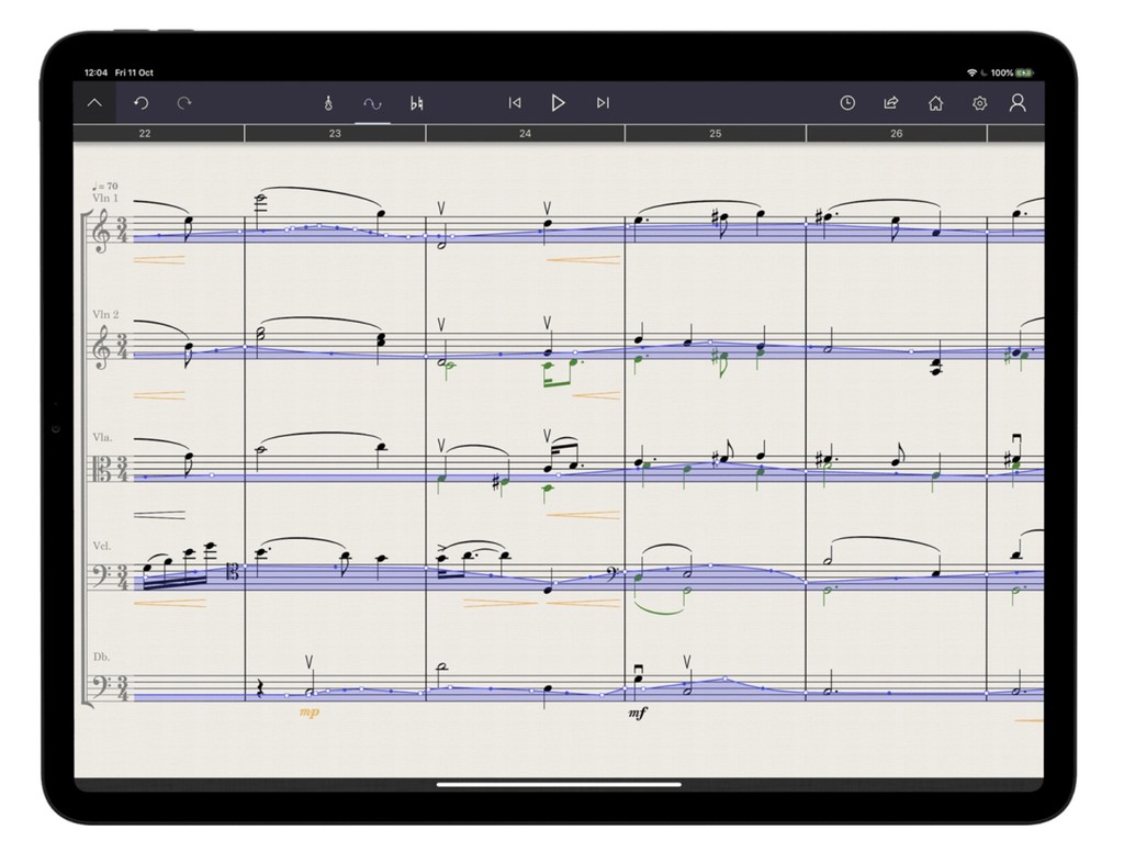 StaffPad, la app de notación musical, llega a iPadOS