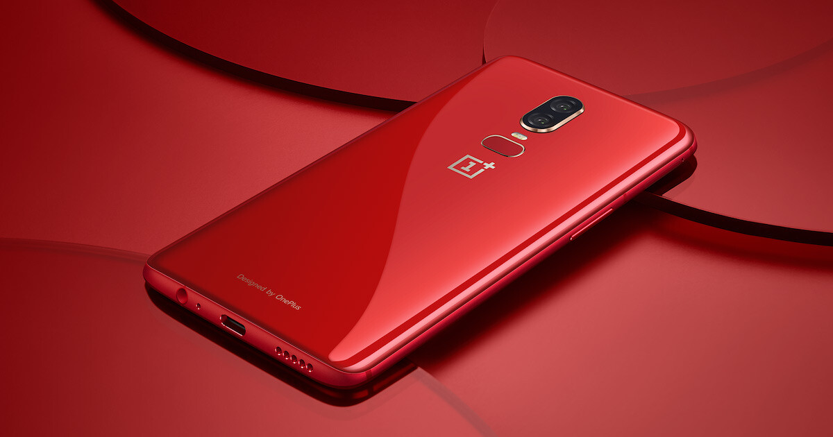 OnePlus 6 se viste de rojo, al mismo precio y con 8 GB de RAM y