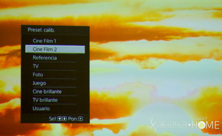Menús configuración