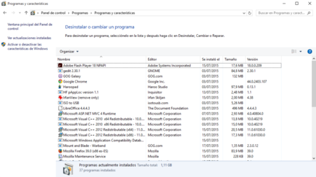Desinstalar