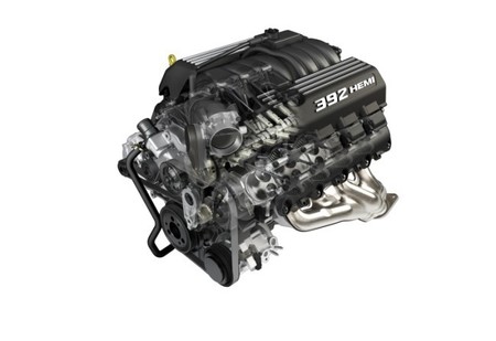 Motor HEMI V8 de 392 pulgadas cúbicas