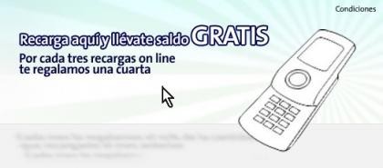 Paga tres recargas y Movistar te regala la cuarta
