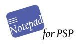 Notepad para PSP
