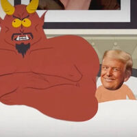 Hace 25 años, South Park metió en la misma cama a Satanás y Sadam Huseín. Ahora han recuperado el 'gag' con Donald Trump 