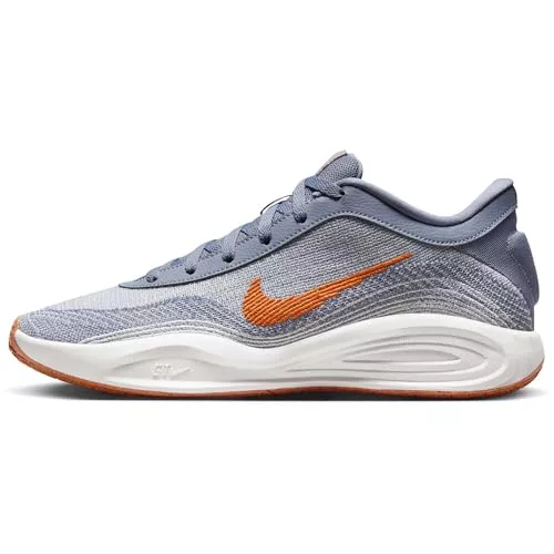 NIKE G.T. Hustle Academy Hombre Basketball Trainers FJ7791 Sneakers Zapatos (UK 8.5 US 9.5 EU 43, Ashen Slate Total Orange 400)