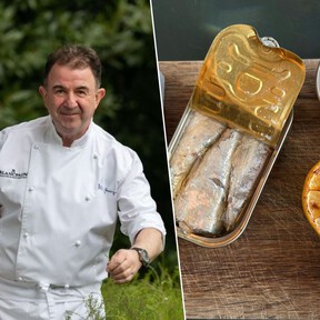 Martín Berasategui, chef: "si mezclas sardinas con aceite, unos quesitos, hojas de perejil, trituras y le añades aceite, alucinas"