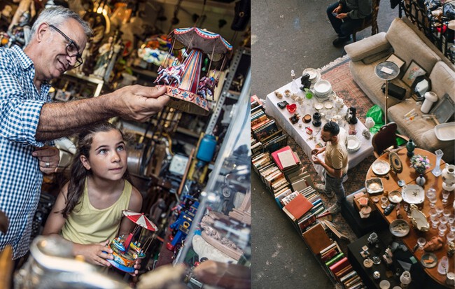 Mercado antigüedades Barcelona