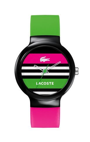 Colección de relojes Lacoste Goa, un reloj sport unisex a todo color