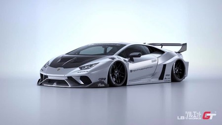 El Lamborghini Huracán para que todo el mundo te note es cortesía de Liberty Walk y parece un GT3