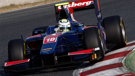 Marcus Ericsson marca el mejor tiempo en el primer día de pruebas de la GP2 en Barcelona