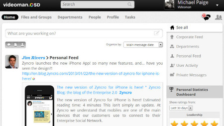 Zyncro 4.0, la nueva versión de la red social corporativa en la nube