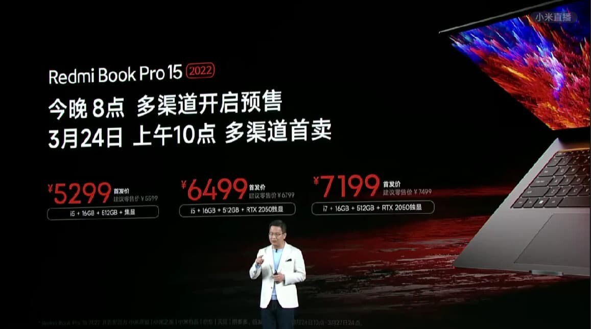 Redmi Book Pro 15 2022, el portátil más ligero y premium jamás ...