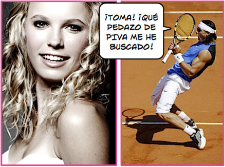 Nadal se echa una novia tenista: Caroline Wozniacki