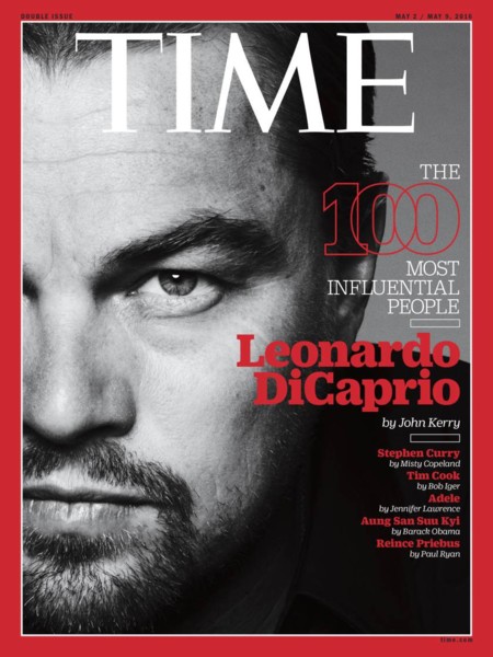 Leonardo DiCaprio encabeza la lista de los 100 Most Influential People publicada por la revista Time