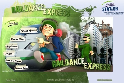 RailDance Express, el juego online de InterRail