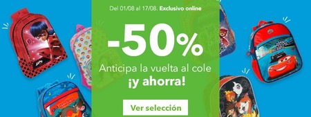 Vuelta al cole en Toys `r us: descuentos de hasta el 50% en material escolar