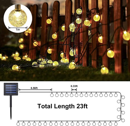 Led Solar Guirnalda