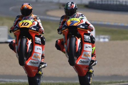 Lorenzo Baldassarri y Luca Marini renuevan con el Forward, blindada la VR46 Academy en Moto2