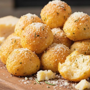 Prepara estas bolitas de parmesano con solo 2 ingredientes y listas en 12 minutos: el antojo perfecto para botanear