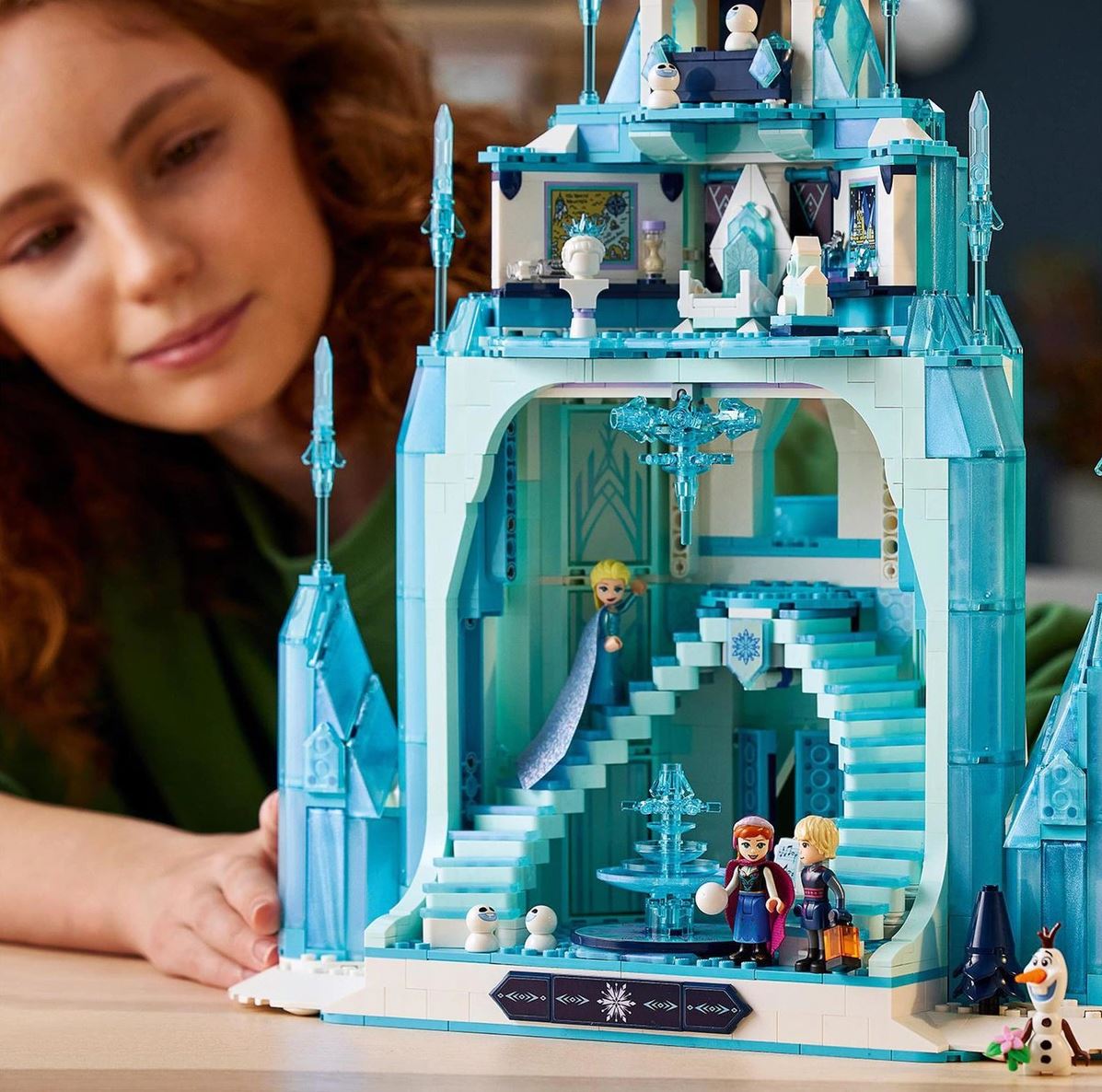 Set de construcción Castillo de Hielo de Juguete LEGO Disney Frozen