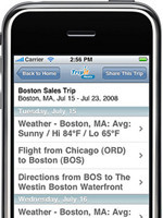 TripIt para dispositivos móviles