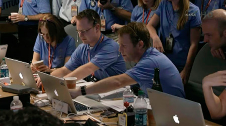 Los Macs que ayudaron a la NASA a poner el rover Curiosity sobre la superficie de Marte