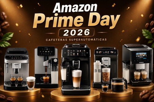 Café como el del bar sin salir de casa: cinco cafeteras con molinillo integrado rebajadas en el Prime Day de Amazon 