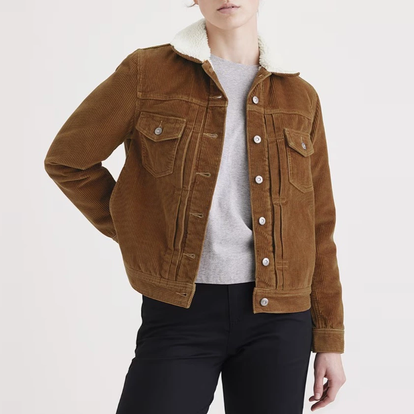 Dockers Cazadora trucker de mujer de pana