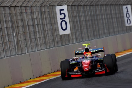 Giorgio Pantano logra la pole en Valencia
