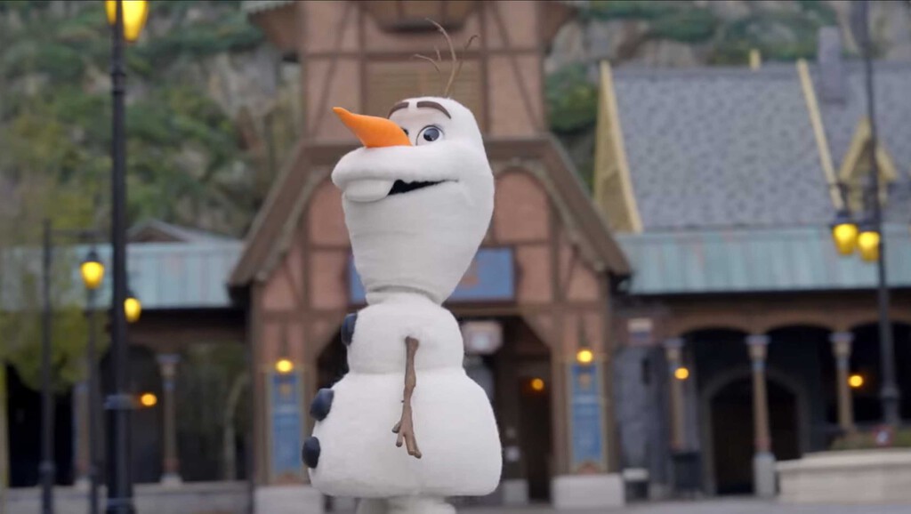 El mundo de Frozen en Disneyland París vendrá con un as bajo la manga: un Olaf realista parlante