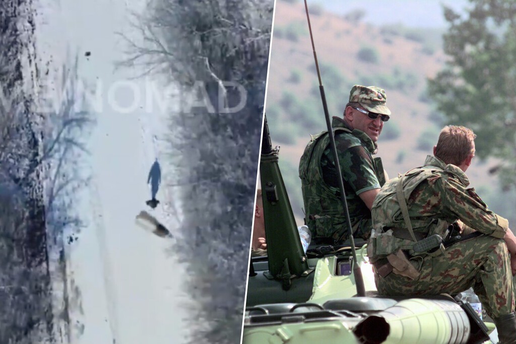 Un vídeo de un soldado ruso ignorando cómo le cae una bomba encima es la pista de algo más profundo en Ucrania