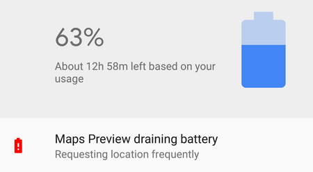 Así es cómo Android 8.1 Oreo te dirá si hay alguna aplicación que está drenando la batería