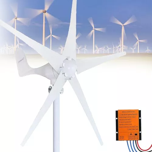 Kit De Turbina Eólica 5 Palas,3000W-24V