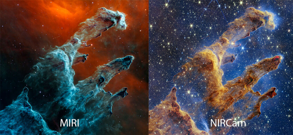 Un escenario “tétrico” y sin estrellas, así ve el telescopio James Webb ...