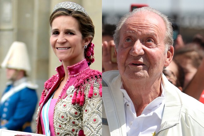 doña Elena y Juan Carlos de Borbón - Gtres