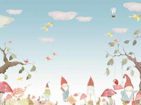 Papel pintado de cuento