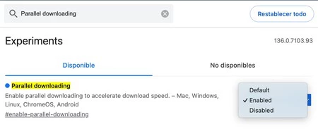 Chrome Funcion Experimental