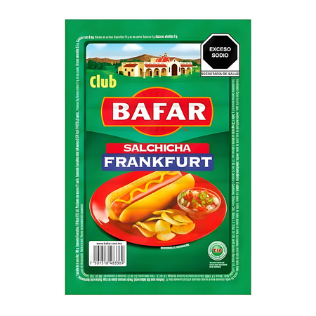 Bafar Salchicha Frankfurt Profeco