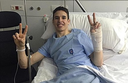 Álex Márquez se fractura la muñeca izquierda 