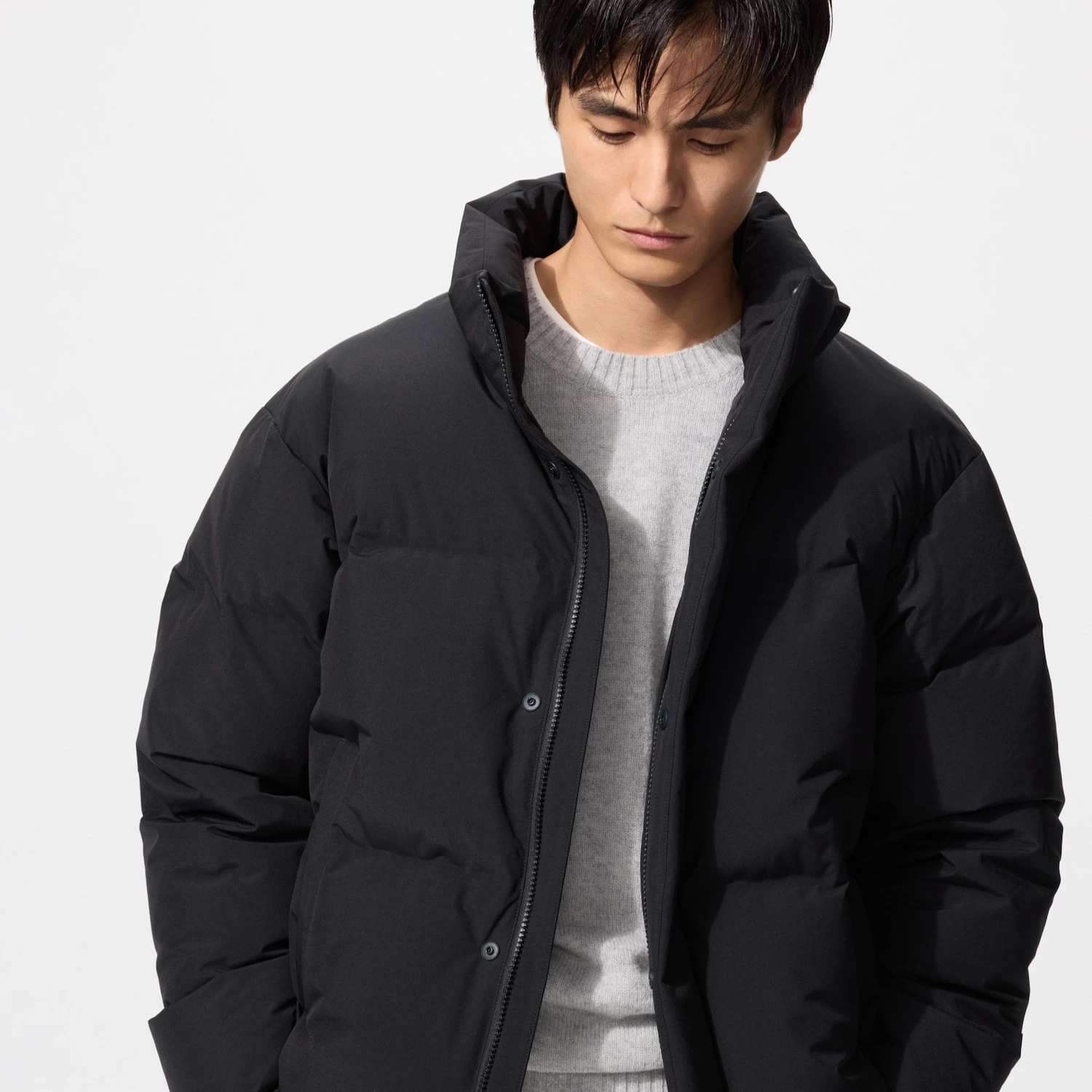 Chaqueta plumas sin costuras