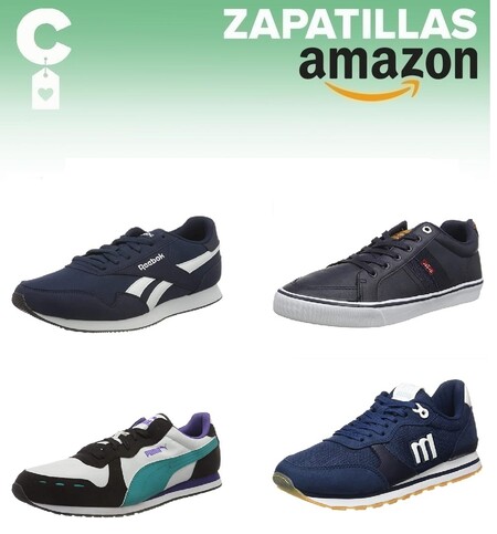 Chollos en tallas sueltas de zapatillas Reebok, Levi's, Puma o Mustang en Amazon
