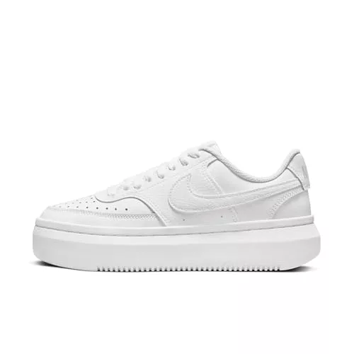 NIKE Court Vision Alta Ltr, Zapatillas Mujer, Blanco, 38.5 EU