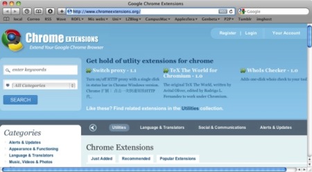 Chromeextensions.org, las extensiones de Google Chrome empiezan a crecer