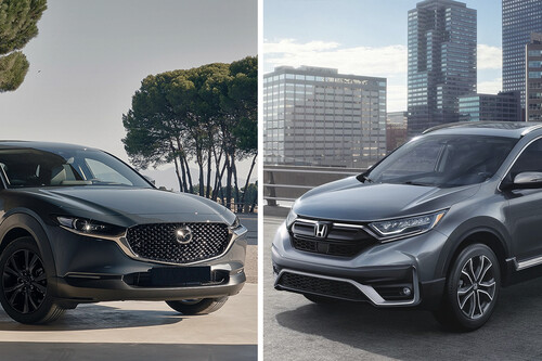 Mazda CX-30 s Grand Touring (turbo) vs Honda CR-V Turbo Plus: enfoques distintos a precios muy cercanos