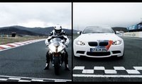 BMW S1000RR vs. BMW M3, el duelo bávaro