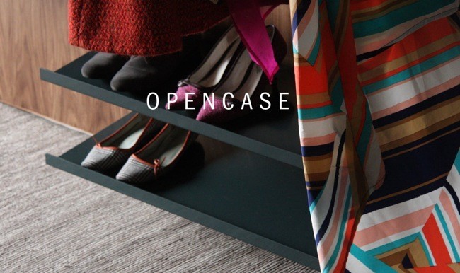 Opencase, un sistema modular de almacenaje de pared que sirve para todo