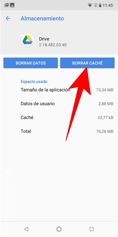 Borrar Cache