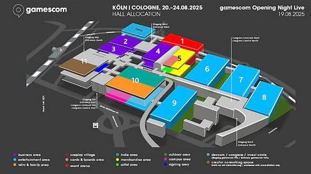 Gamescom 2025 Mapa Gamescom 2025 Mapa